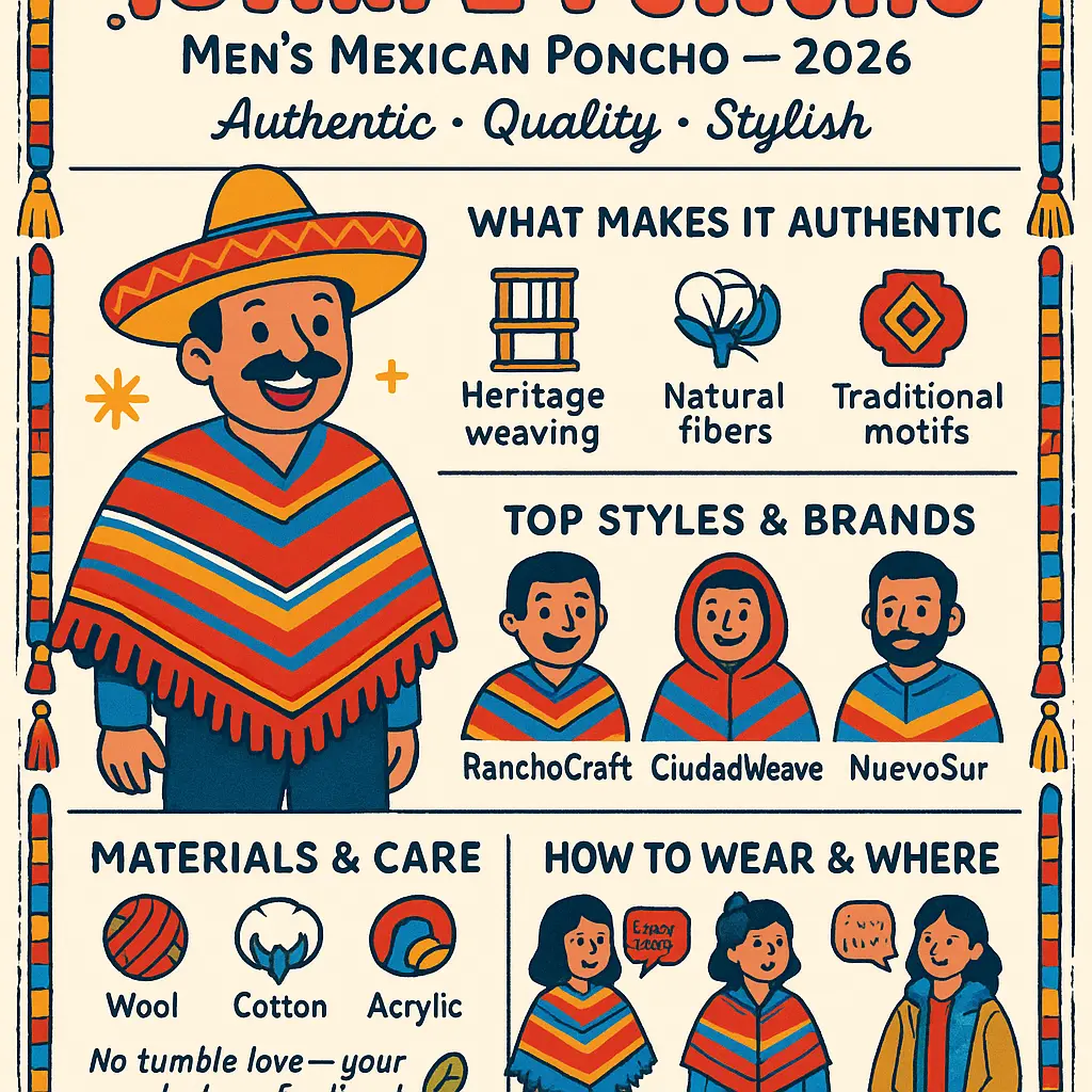 men's mexican poncho - Serape