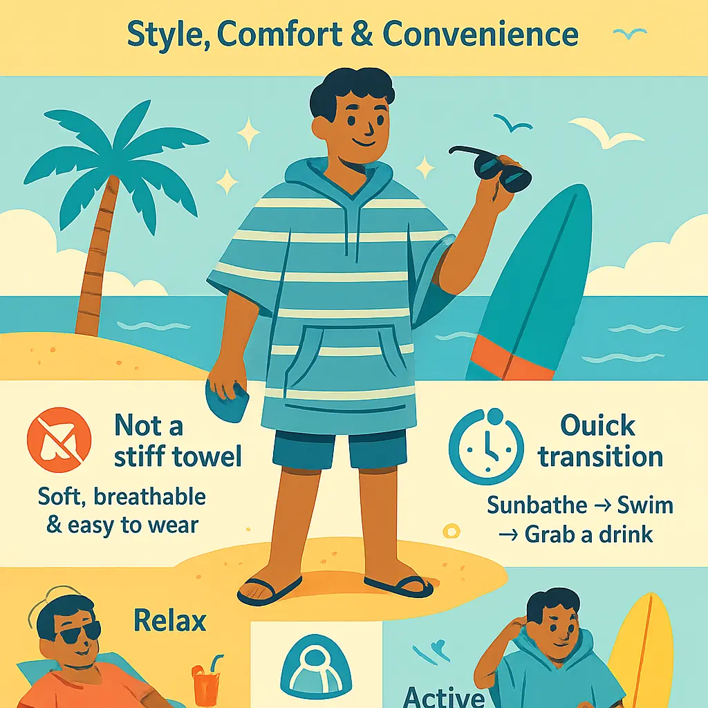 mens summer poncho - Cardigan