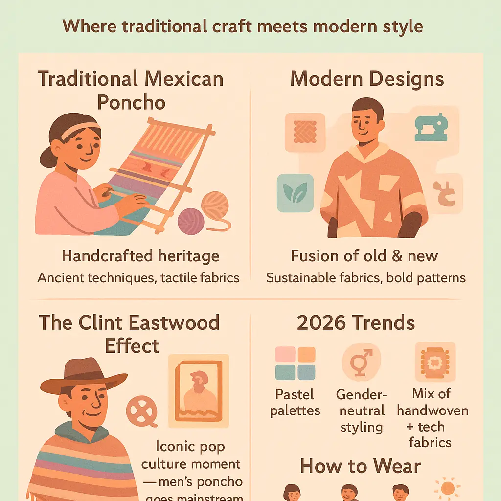 men's mexican poncho - Eastwood