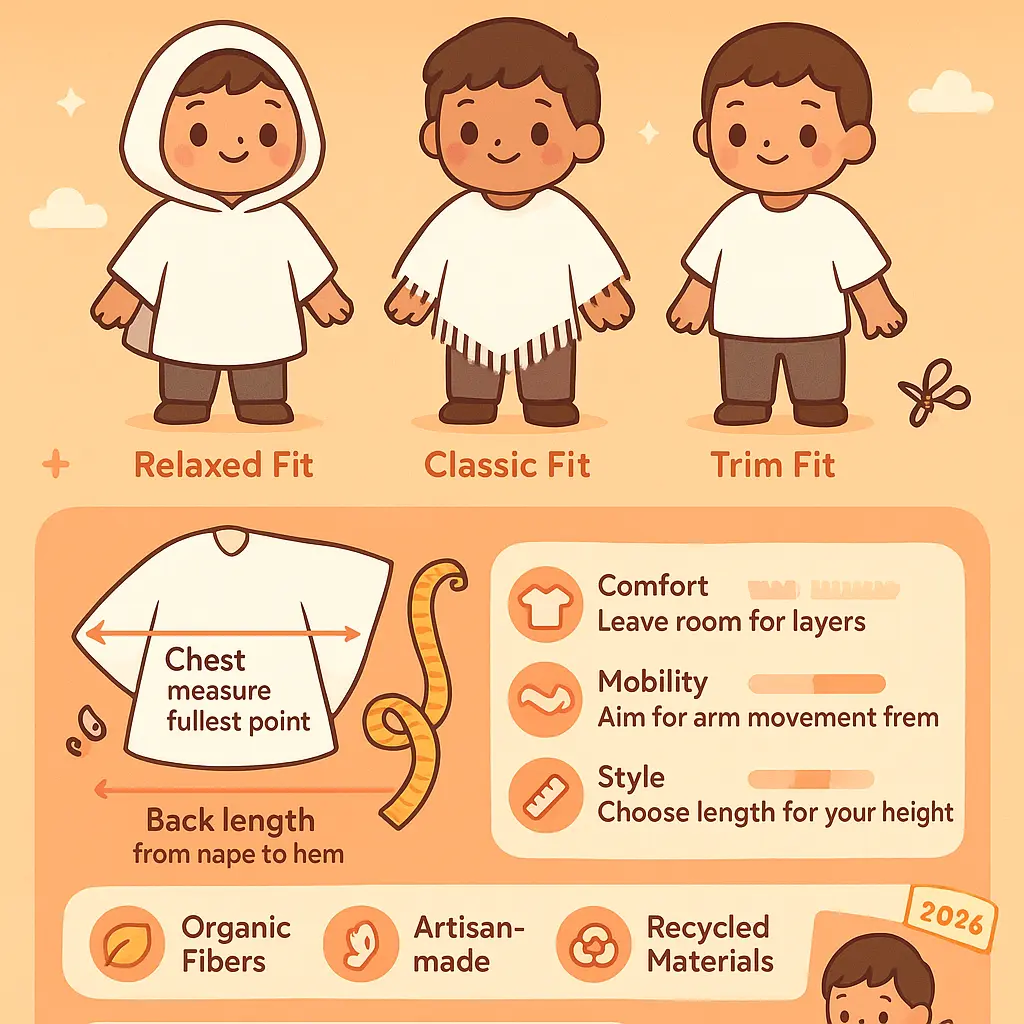 white poncho mens - Jackets