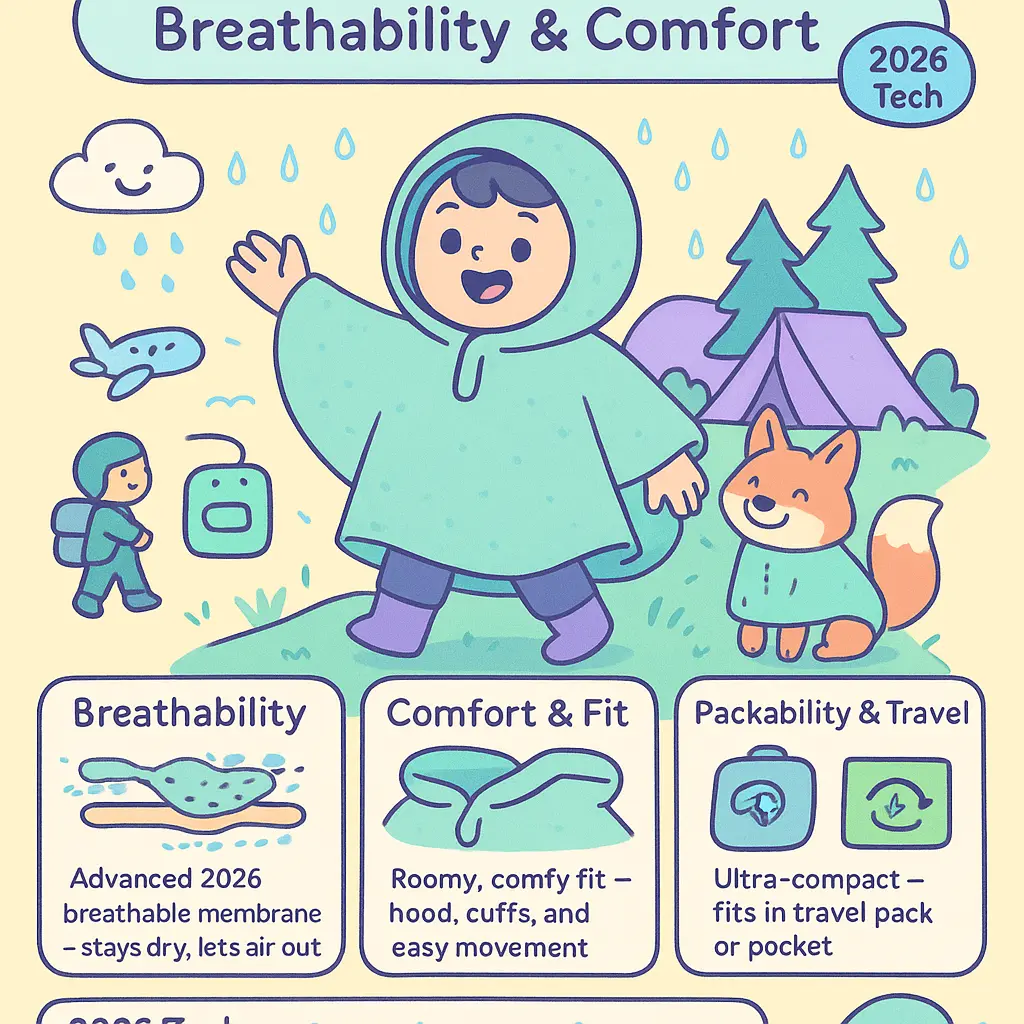 hooded rain poncho - Camping