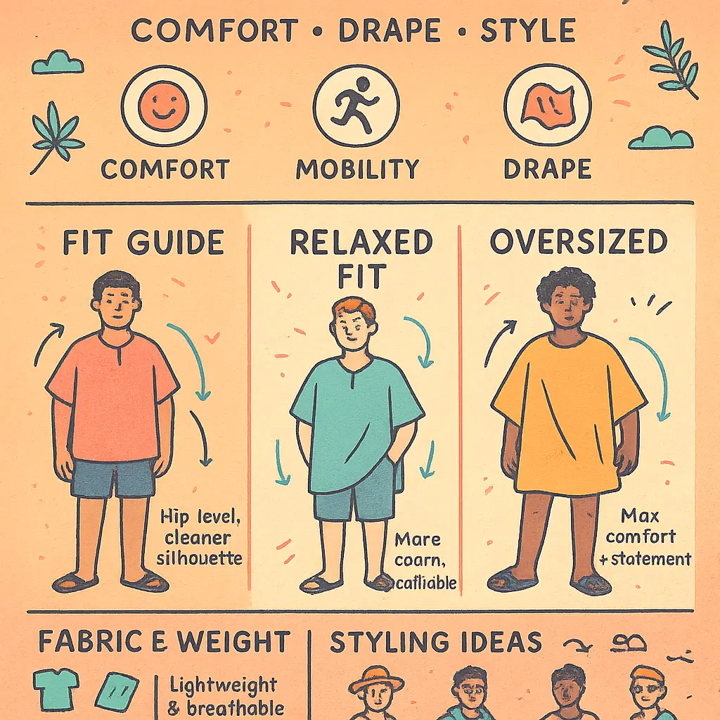 mens summer poncho - Poncho