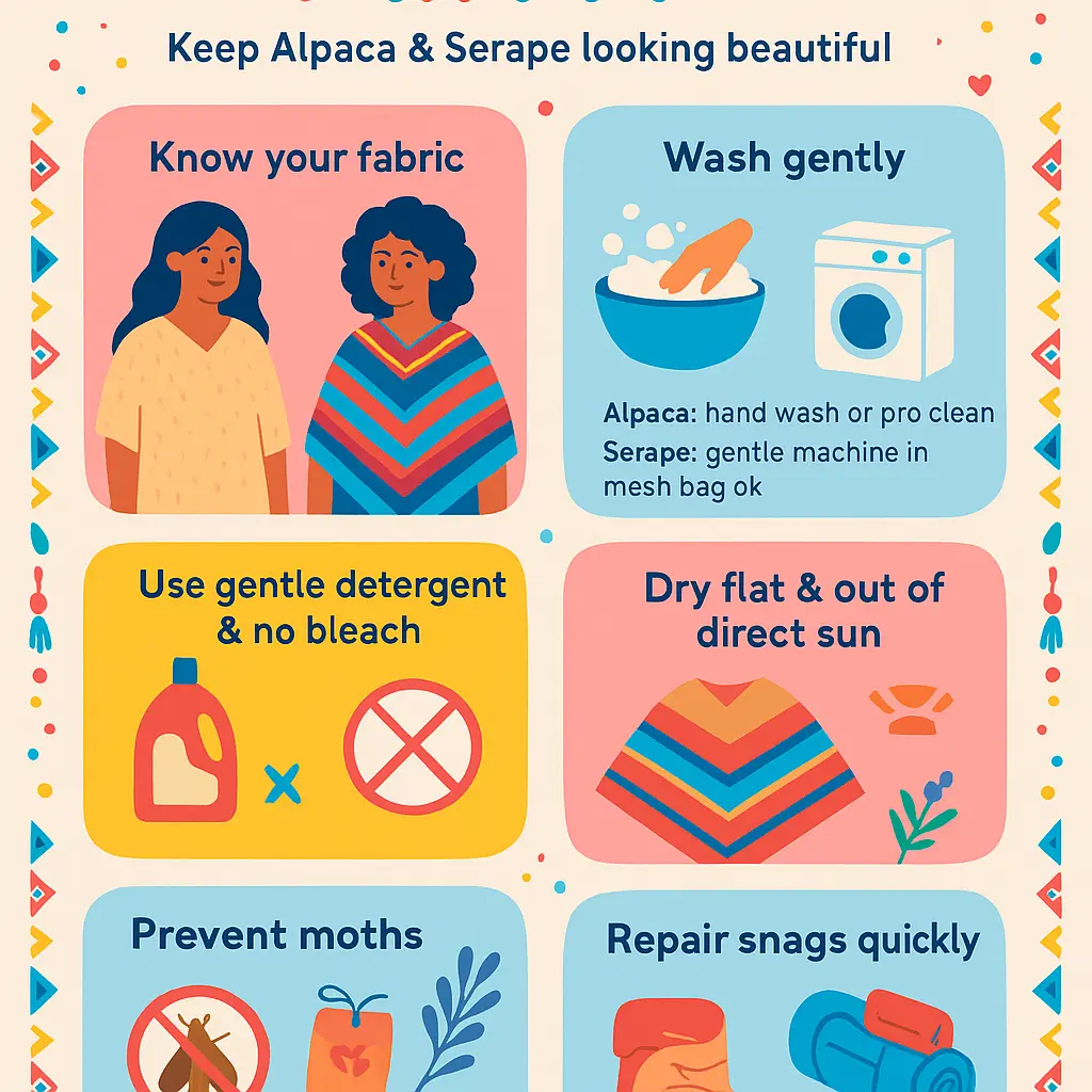 women's mexican poncho - Poncho