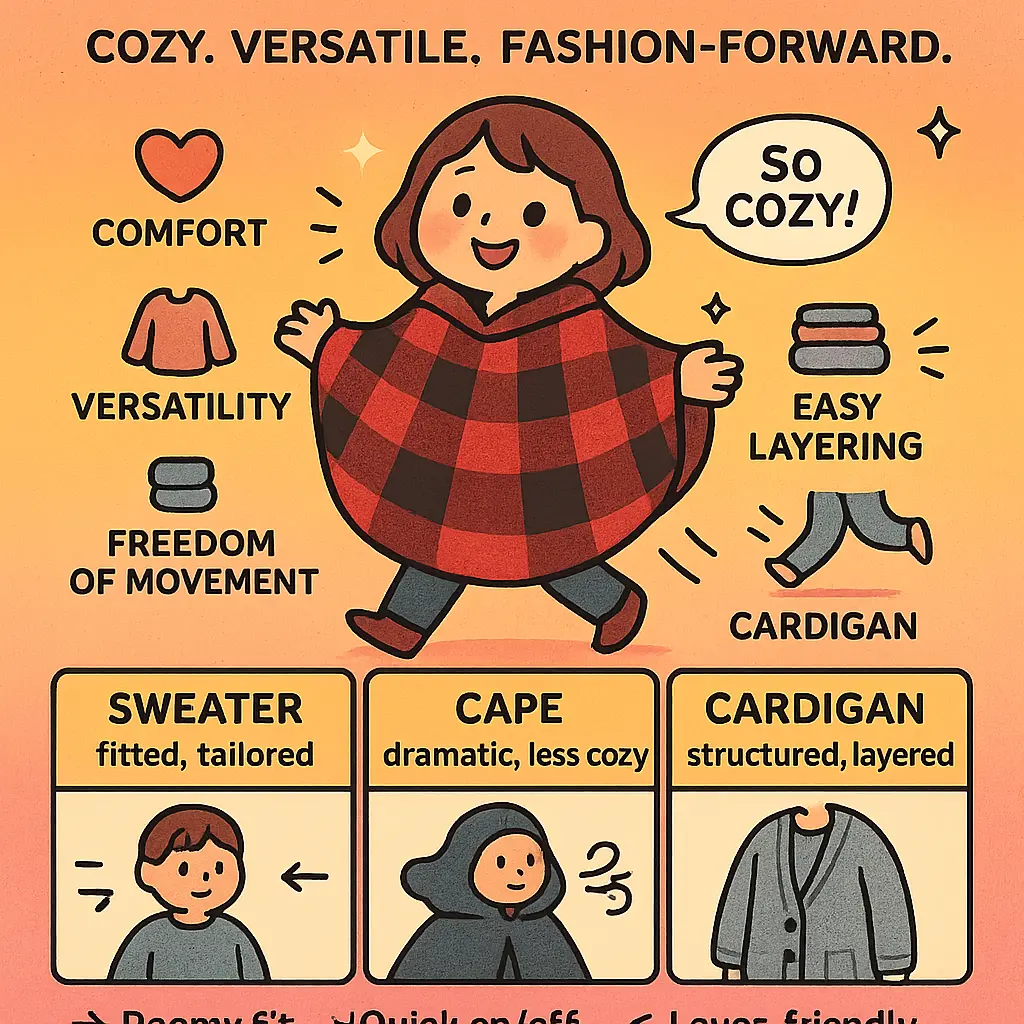 red and black poncho - Blanket