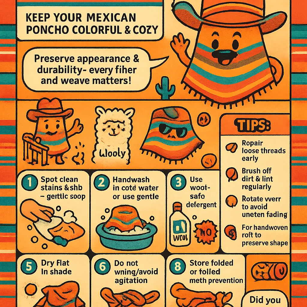 men's mexican poncho - Serape